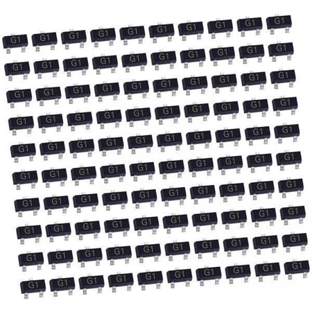 funtasica 3x100x SMD Transistors MMBT5551LT1G 2N5551 Silicon Triodes General Purpose