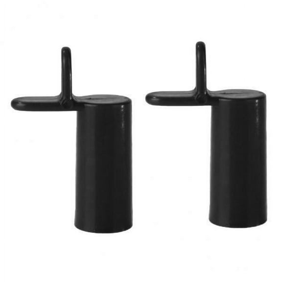 funtasica 3xPool Cue Bridge Head Rod Stick Frame Pole Rack For Snooker Billiard Black 3 Pcs