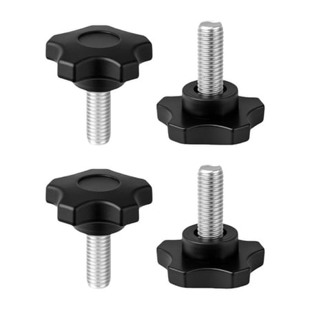 funtasica 4 Pieces 356A0014 Lock Knobs Replacement Parts Easy to Install Heavy Duty Replace Metal Multipurpose for Tonneau Cover Lock