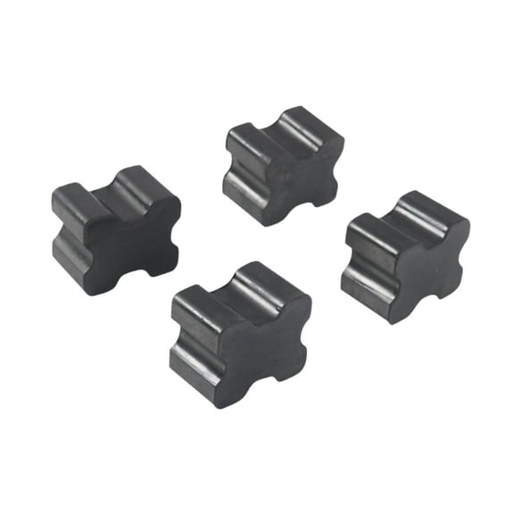 funtasica 4 Pieces Coil Spring Booster, Car Coil Spring Spacers, Black Coil Spring Lift, Vehicle Rubber Coil Spring Spacers Rubber Pads