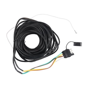 funtasica 4 Pin 5 Wire Trailer Wiring Harness 26ft Trailer Light Kit Parts Replace Connection Towing Hitch Wiring for Turn Signals Woven