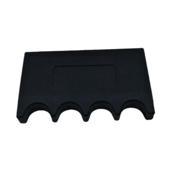funtasica 4 Slot Pool Cue Holder for Table Cue Rest Lightweight Compact Practical Pool Stick Holder Claw for Clubhouse Community Center Black