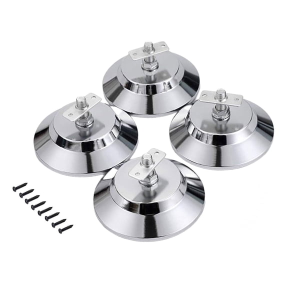 funtasica 4Pcs Pool Table Leg Levelers Billiard Table Feet Lightweight Covers Table Leveling Feet for Sports Game Billiards Accessories