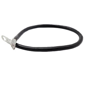 funtasica 5 AWG Pure Copper Negative Battery Ground Cable Wire Terminal Replacement For Solar, Inverter, RV, Auto, Marine Car, Boat (Black)