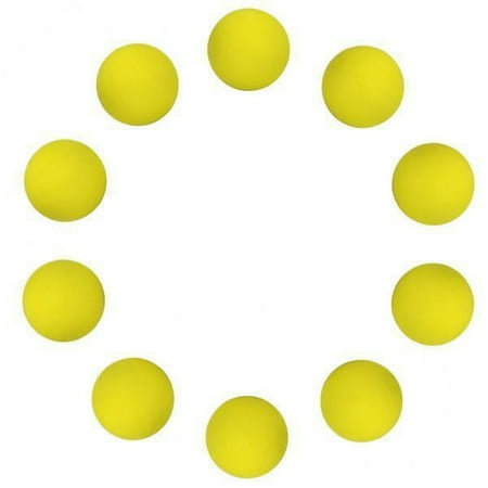 funtasica 5x10 Pieces EVA Foam Golf Swing Exercises Practice Training Balls Yellow 5 Pcs