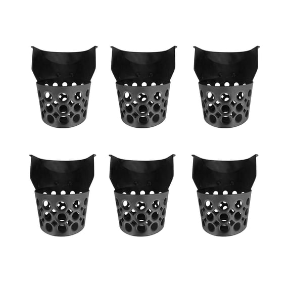 funtasica 6 Pieces Billiard Pool Table Pockets, Billiard Drop Pockets, Drop Bag, Black Premium Heavy Duty Billiard Ball Storage Pockets 117mmx160mm