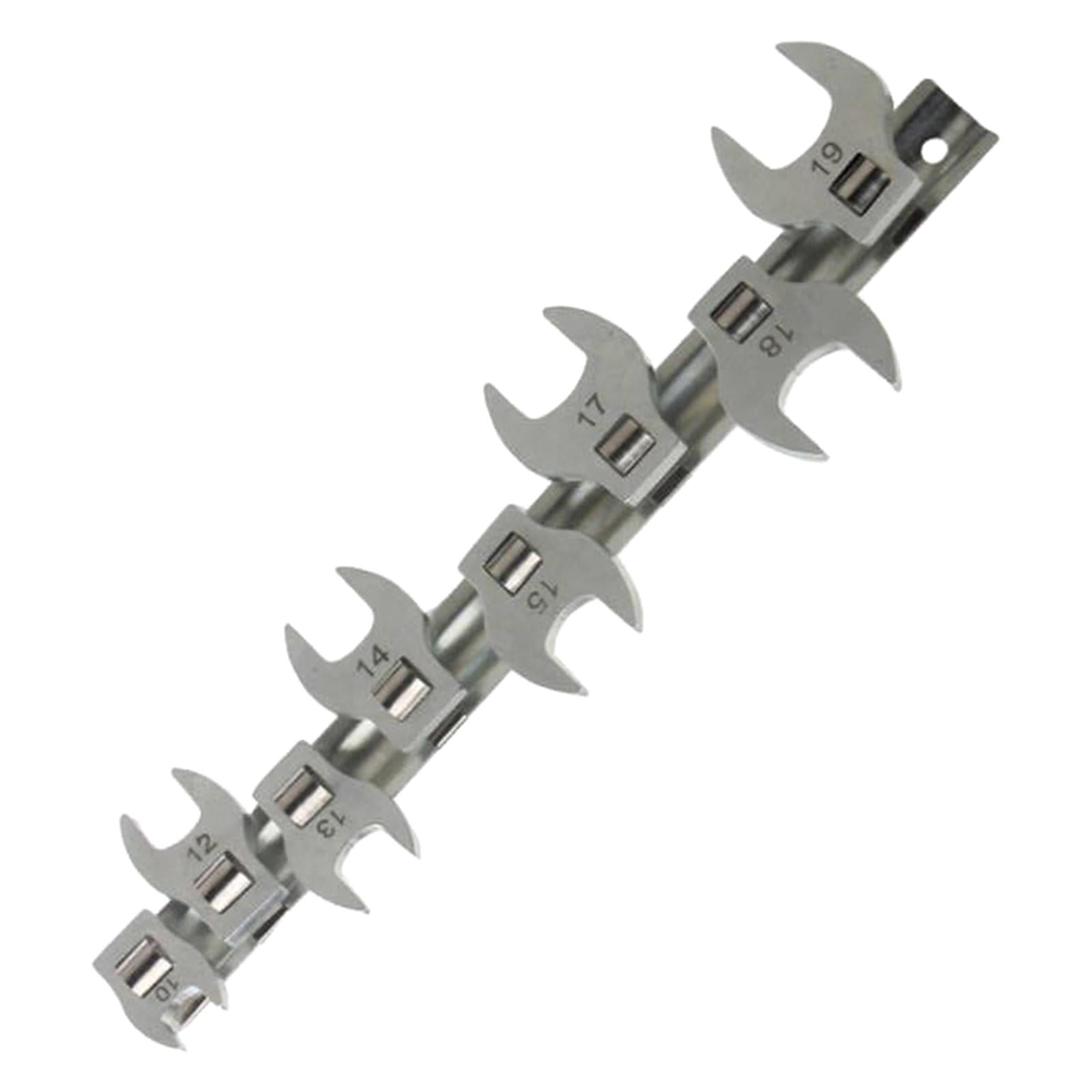 18-Tool 3/8 In. Drive Flare Nut Crowfoot Wrench Organizer Rack, Red (8-27 Mm) ORG25218 - Foto 6