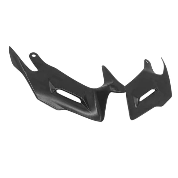 funtasica Aerodynamic Winglets Pneumatic Motorcycle Windshield Front Fairing Wing Lower Wing Cover Motorcycle Spoiler For R25 2014-2018 - Black Black 2