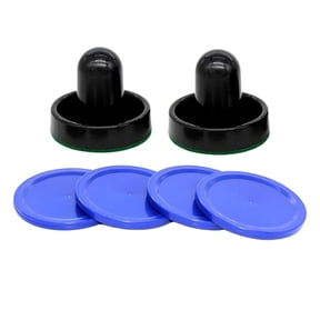 funtasica Air Hockey Paddles, Goal Handles Paddles, Entertainment Gift Game Tables Replacement Air Hockey Pushers, and Air Black Putter