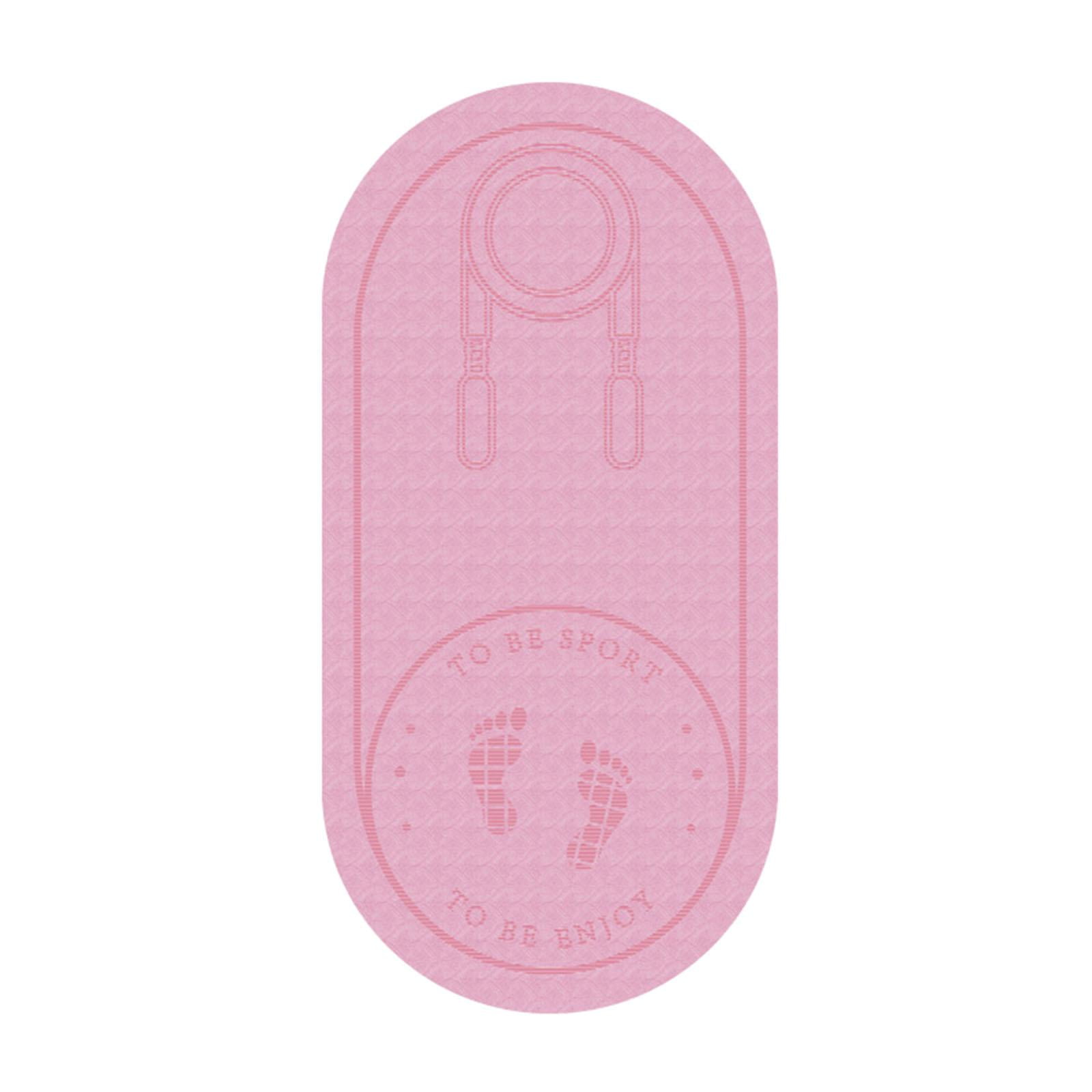 funtasica Anti- Exercise Mat Soundproof Absorption High Density Shock Absortion Indoor Fitness Work Out Dance Yoga - 1300x610x6mm Pink, 1300x610mm 1400x660mm