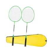 funtasica Badminton Rackets Set, Portable Badminton Shuttlecock with Rackets Bag, Badminton Rackets for Women And Men, Outdoor Courtyards green