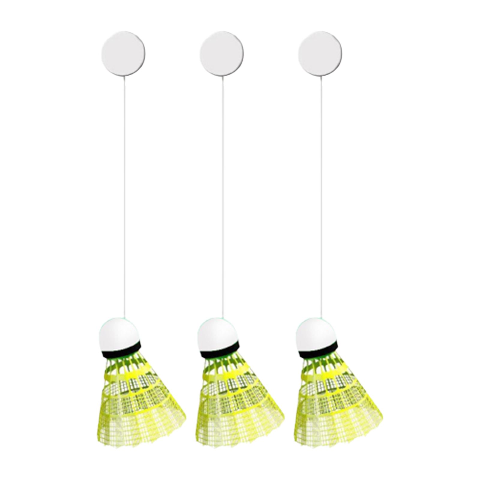 funtasica Badminton Solo Trainer with Badminton Children Tool Strength Training Solo Practice Badminton Training Device for Sports Home 3 Badminton