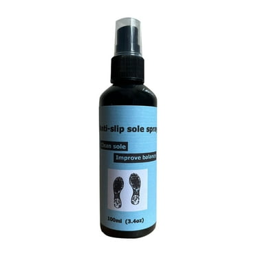 funtasica Basketball Shoe Grip Spray Shoe Grip Spray Shoe Traction Enhancer AntiSlip Spray for Shoes 100ml Football Training Sole Spray Black