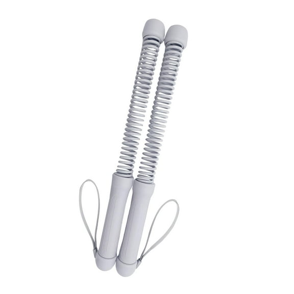 funtasica Battle Ropes Heavy Ropes for Strength Training Working Out Home Gym Gray