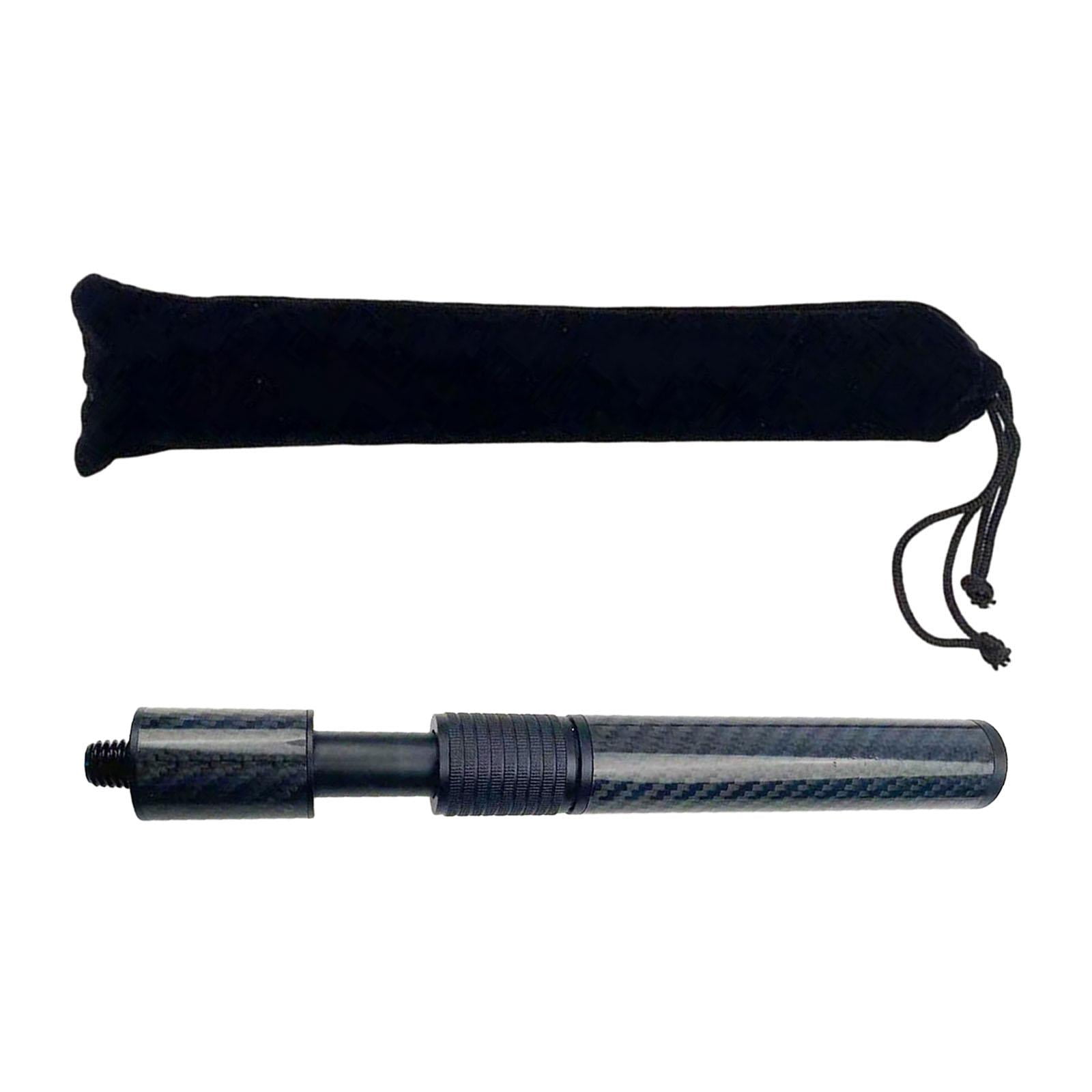 funtasica Billiard Pool Cue Extender Pool Cue Sticks Extension Telescopic Tool Billiard Cue Lengthener for Men Women Training Beginners C