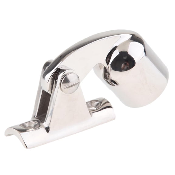 funtasica Bimini Top Cap Deck Hinge Fits 1 Inch Round Tubing 316 Marine Stainless Steel - 120 Degree Bend Design
