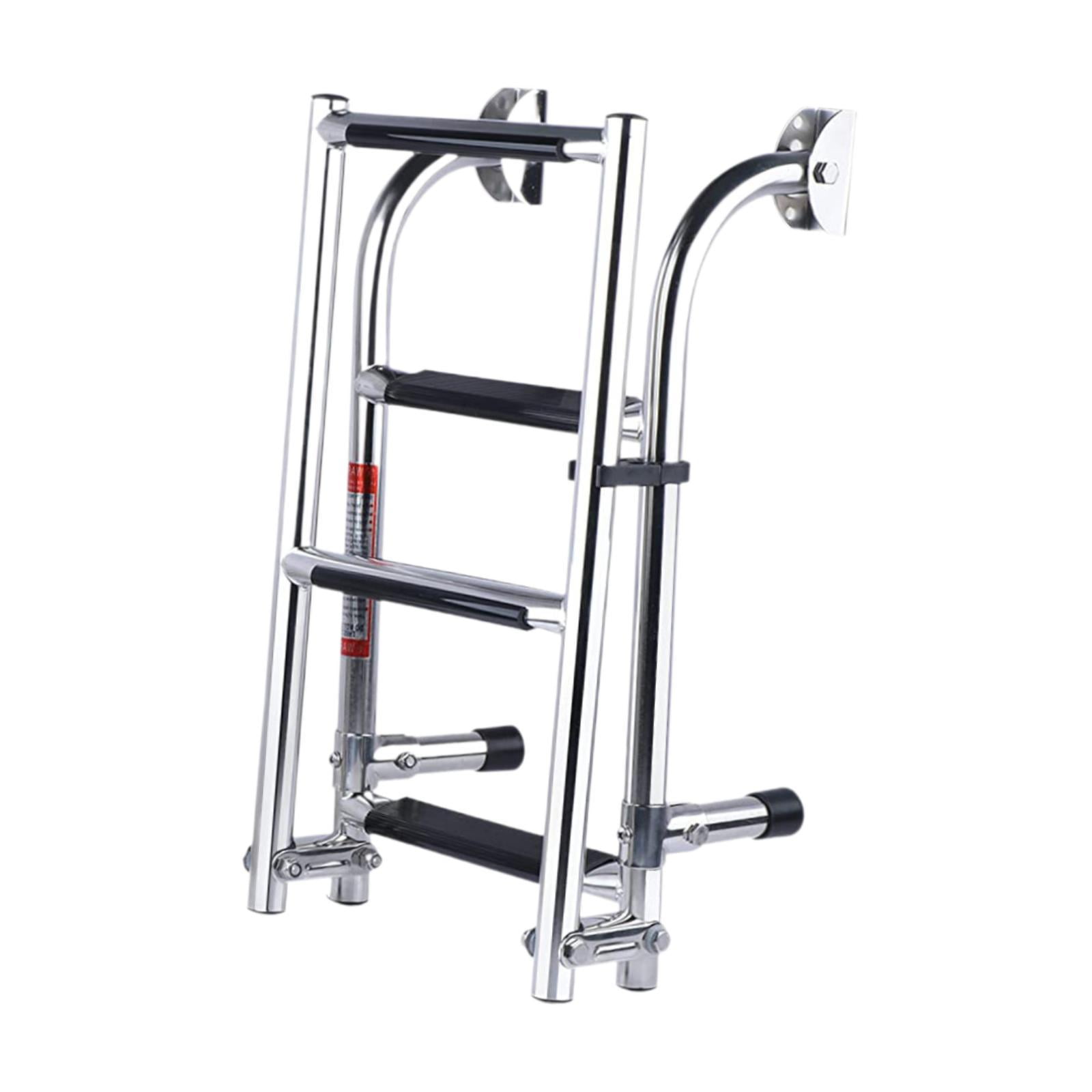 funtasica Boat Ladder Ladder Stainless Steel Transom Mounting Ladder