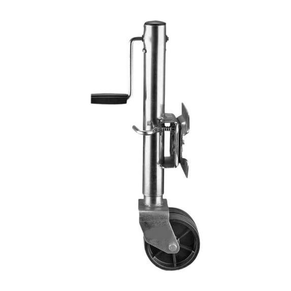 funtasica Boat Trailer Jack 1500 pound Trailer Jack with Wheel Supplies Tool Easy to Use Stable Ergonomic Handle for Boat Automotive 6in DoubleWheel 64cm