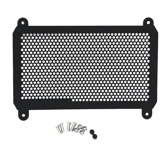 funtasica CNC Aluminium Motorcycle Engine Radiator Guard Grille Grill Cover For 400 Z 400 2017 2018 Motorbikes - Black