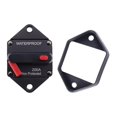 thumbnail image 1 of funtasica Circuit Breaker Waterproof Maximum Voltage 48V Professional Universal with Manual Reset for RV, Marine, Car Audio, Trolling 200A, 1 of 8