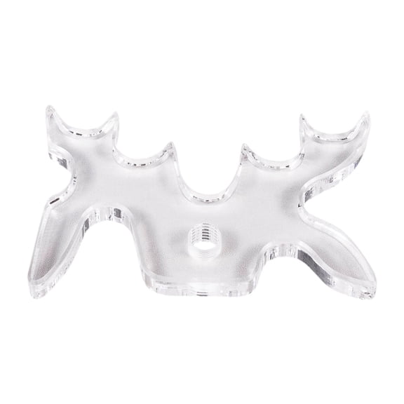 funtasica Clear Billiard Bridge Head, Billiard Cue Support, Billiard Accessory, for Inserting Into Billiard Table Cue Bridge for Club Training 9mm