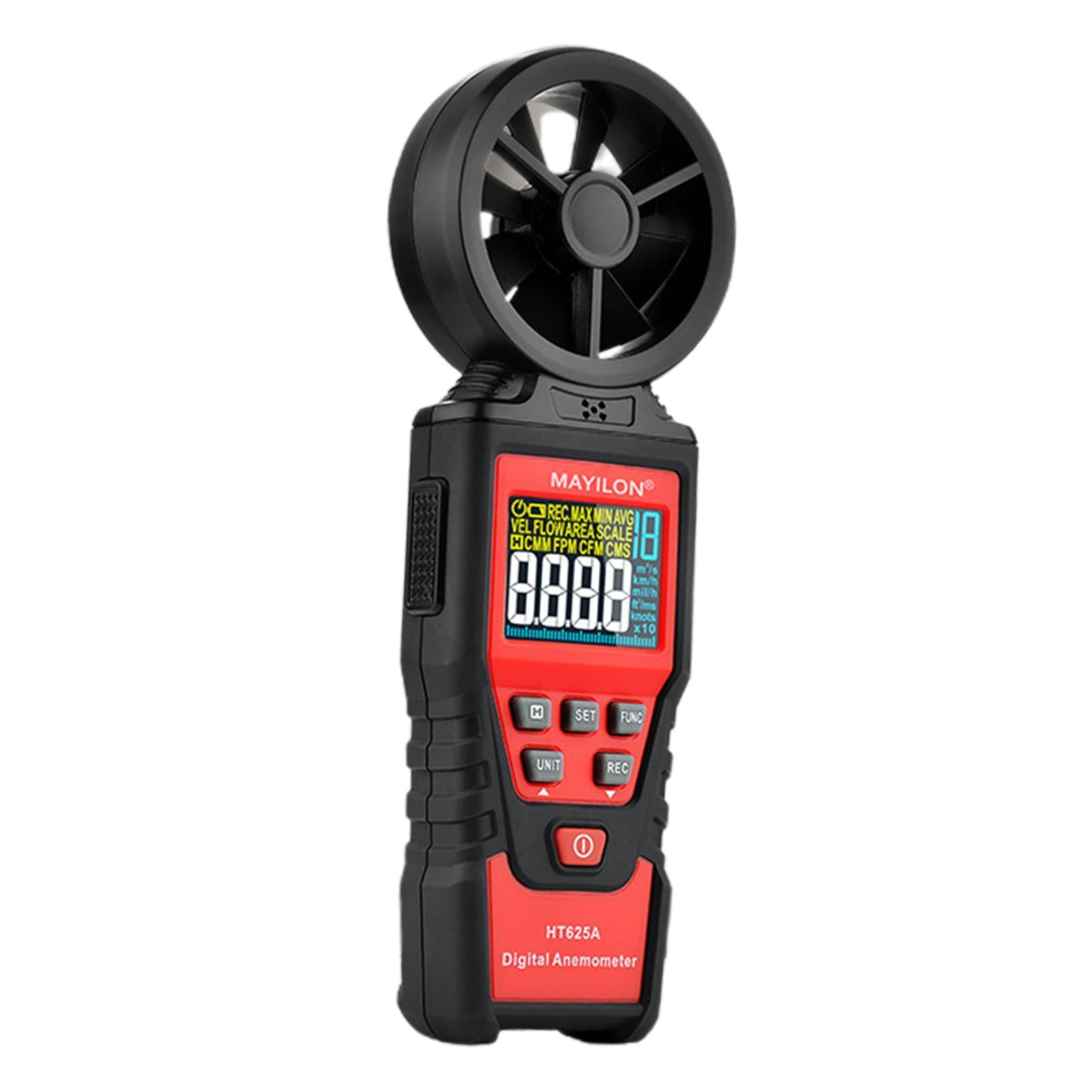 funtasica Digital Anemometer Handheld Wind Speed Meter Gauge ...