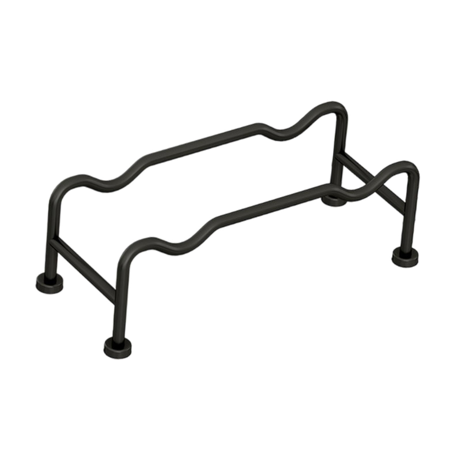 funtasica Dumbbell Rack Dumbbell Weight Rack Convenient Fitness Equipment Accessories Weight Storage Barbell Storage Stand for Home Gym Black