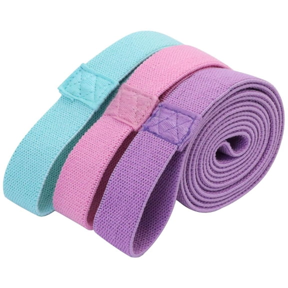 funtasica Durable Yoga Strap Dancing Stretching Stretch Band Stretch Out for Pilates Dance Gymnastics Beginner Stretcher Flexibility Home Workouts - Colorful
