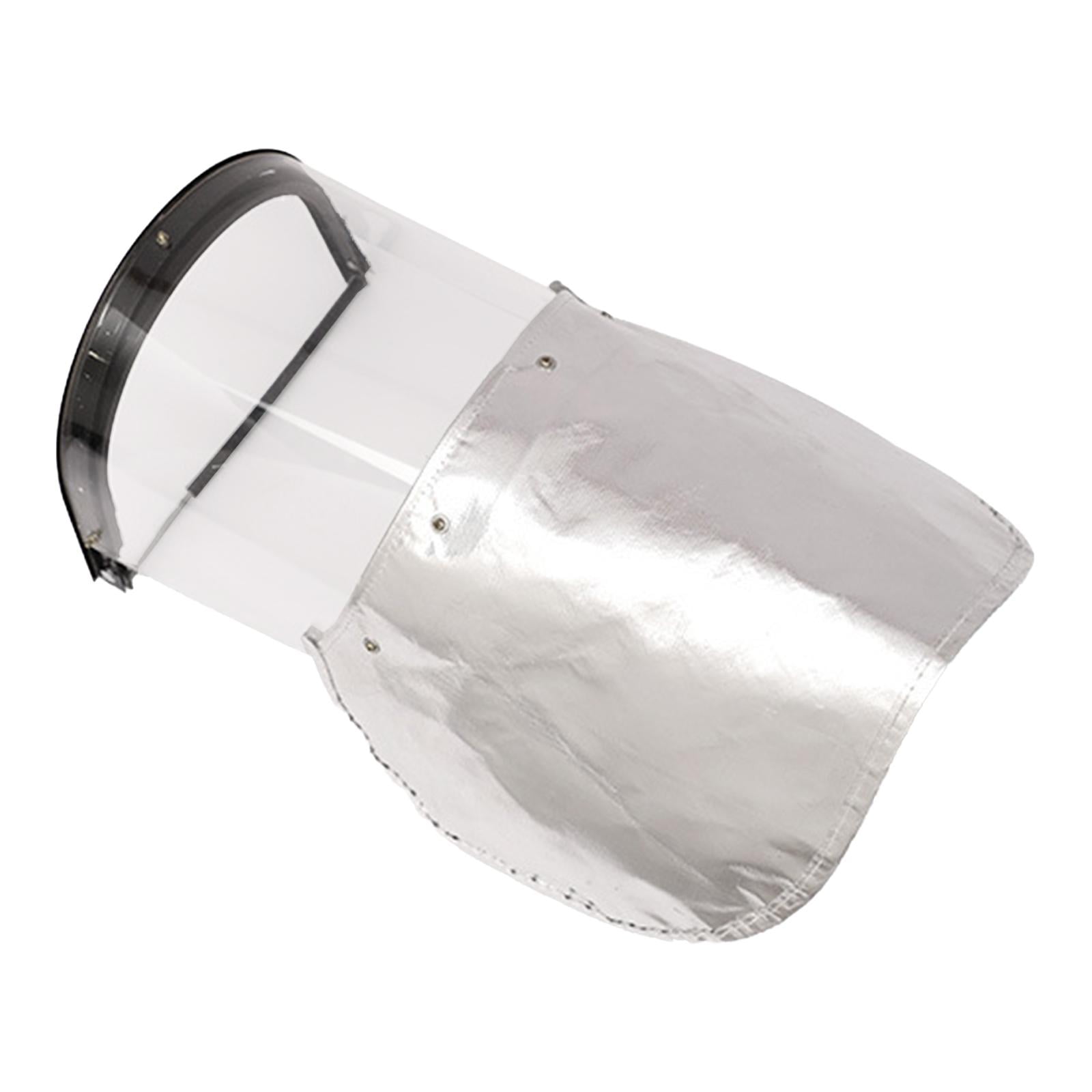 funtasica Fire Resistant Face Hood Welding Face Protection Durable Head Mounted Face Hood for Steel Ceramics Metal Manufacturing 3mm
