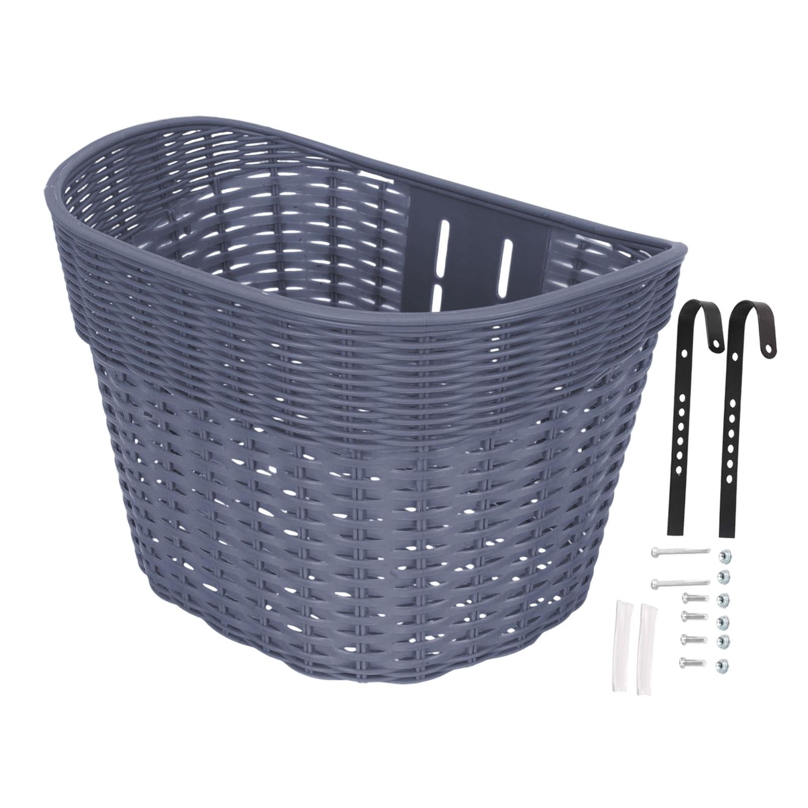 funtasica Front Kids Bike Basket Easy to Install Universal Sturdy Convenient Weatherproof Bike Accessories Kids Bicycle Tricycle Basket