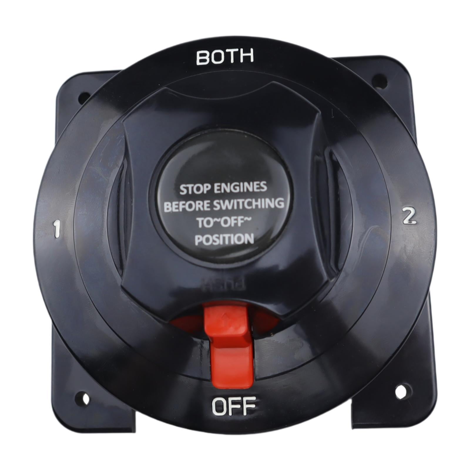 funtasica Generic 300A 6-32V on Off Battery Switch with Knob Assembly ...