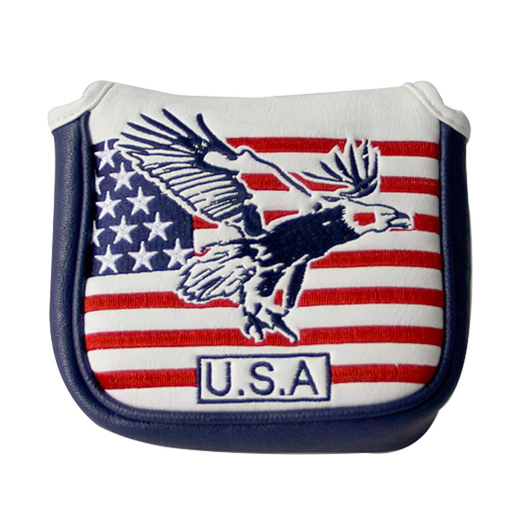 funtasica Golf Putter Cover Blade Putter Headcover Golf Club Putter Head Covers Magnetic Closure Leather For Smaller Mallet Putters