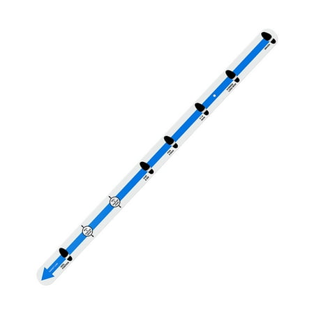 funtasica Golf Putting Alignment Rail, Putter Ruler Track Guide Exercise Adults Golf Tool for Instructor Beginners