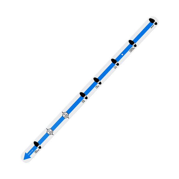 funtasica Golf Putting Alignment Rail, Putter Ruler Track Guide Exercise Adults Golf Tool for Instructor Beginners