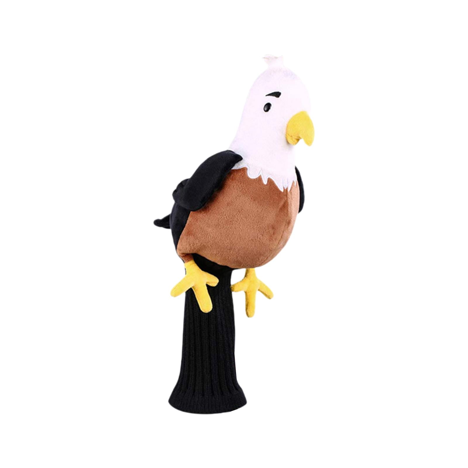 funtasica Golf Wood Driver Headcover Golfer Equipment Protector Anti Scratch Club Keepsake Lovely Universal Head Cover Club Head Cover Black