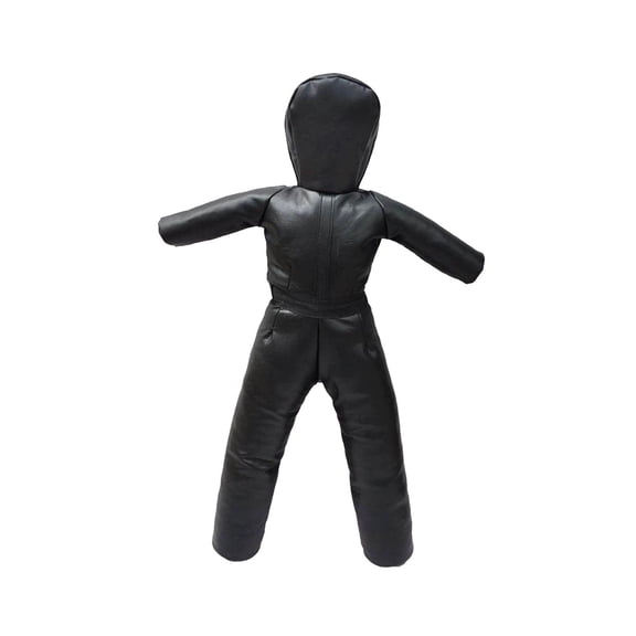 funtasica Grappling Dummy Professional Unfilled Jiu Dummy Multiuse Arts Training Dummy PU Leather Brazilian Jiu Training Practice Tool Sturdy Material Suitable black