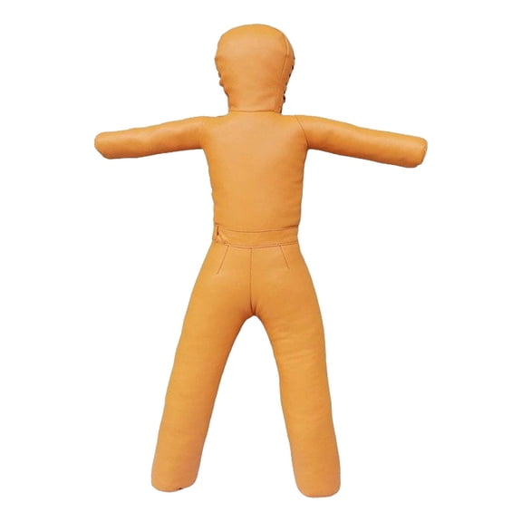 funtasica Grappling Dummy Professional Unfilled Jiu Dummy Multiuse Arts Training Dummy PU Leather Brazilian Jiu Training Practice Tool Sturdy Material Suitable yellow