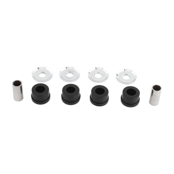 funtasica Handlebar Riser Bushings Universal Motorcycle Rubber Mount Vibration Damping Support Accessories Easy Installation Suitable for Softail Dyna FXR Sportster XL Black Silver