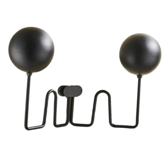 funtasica Helmet Motorcycle Holder Wall Mount Rotation Wall Hanging Storage Helmet Hanger for Motorbike Bike Door Caps with Double Balls