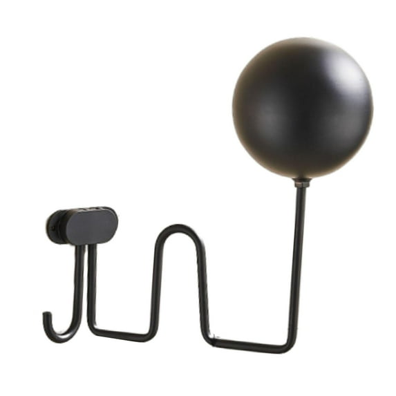 funtasica Helmet Motorcycle Holder Wall Mount Rotation Wall Hanging Storage Helmet Hanger for Motorbike Bike Door Caps with Single Ball