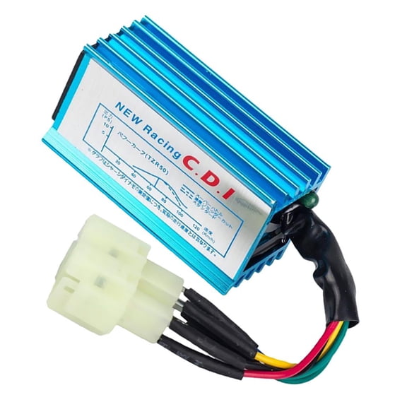 funtasica High Performance AC 6 Pins Racing CDI Unit for GY6 50cc 125cc Scooter ATV Replacement