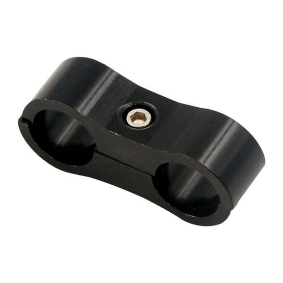 funtasica Hose Separator Clamp, Fuel Line Tubing Mounting Clamp Maintenance Attachment Adjustable for Gas Line Brake Line Oil Line 3.9x.6x.2cm
