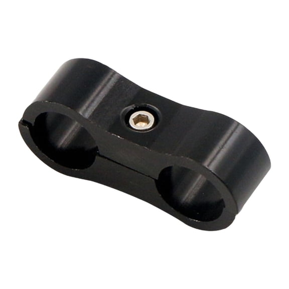 funtasica Hose Separator Clamp, Fuel Line Tubing Mounting Clamp Maintenance Attachment Adjustable for Gas Line Brake Line Oil Line 4.5x.9x.2cm