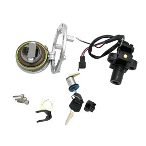 funtasica Ignition Switch Gas Cap Cover Key Lock Set For Honda CB-1 CB4F 1989-1991