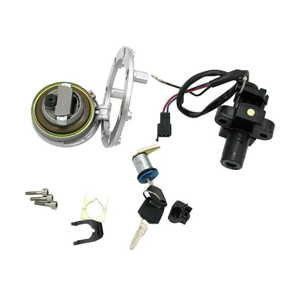 funtasica Ignition Switch Gas Cap Cover Key Lock Set For Honda CB-1 CB4F 1989-1991
