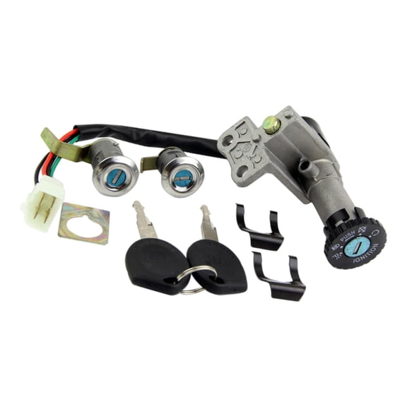 funtasica Ignition Switch Key Set/ Chinese Scooter Parts/ Replacement Motorcycle Starter Lock/ New Assembly Kit/ for Gy6 150Cc 139Qmb 1P39Qmb 125Cc