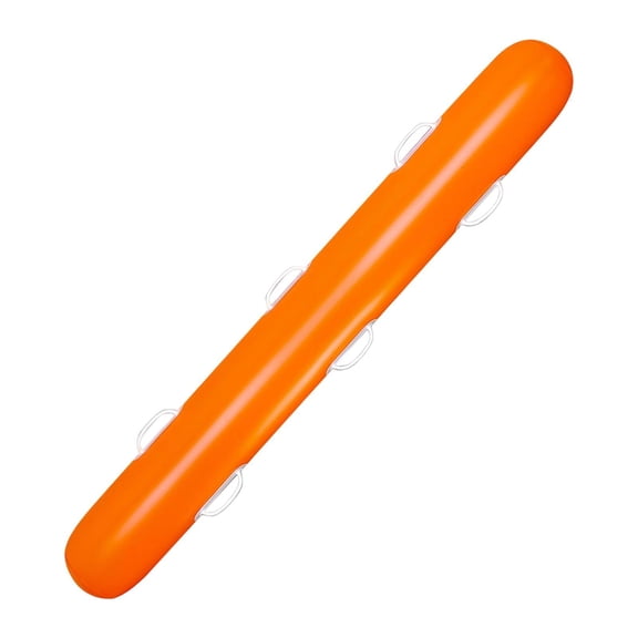 funtasica Inflatable Pool Noodle PVC Beach SPA Heavy Duty Leakproof Premium Outdoor Lightweight Portable Waterproof Blow up Pool Noodle Orange