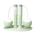 thumbnail image 1 of funtasica Jump Rope Cordless Jumping Rope Skipping Rope, with Counter Digital Counting Jump Rope for Indoor Workout, Training, Children green, 1 of 8