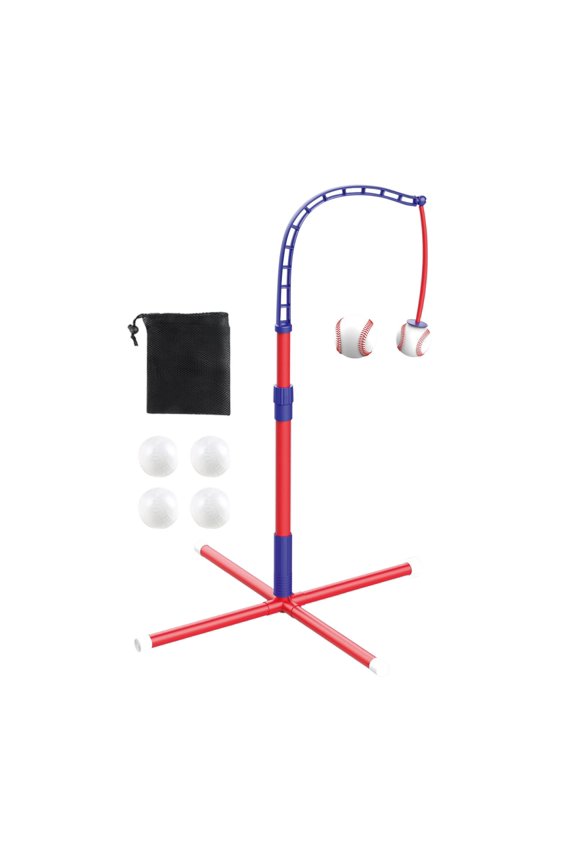 Kids Baseball Pitching Machine Adjustable Outdoor Sports Christmas Boys Girls Activities ting Machine Baseball Thrower H