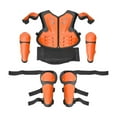 thumbnail image 1 of funtasica Kids Motorcycle Body Chest Protector for Motocross Skating Riding Children Orange, 1 of 8
